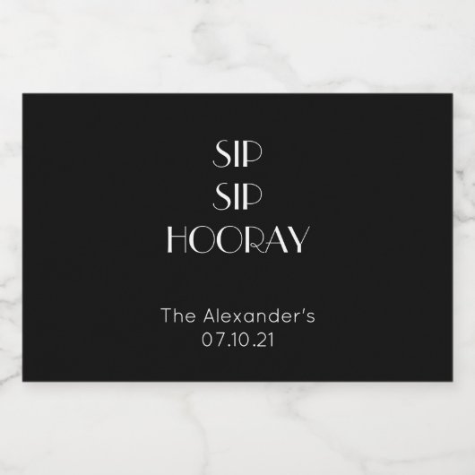 Persoonlijke minikabels likeurfles etiket (Enkel label)