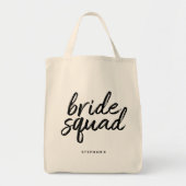 Persoonlijke minimale bride Squad-Canvas tas (Voorkant)