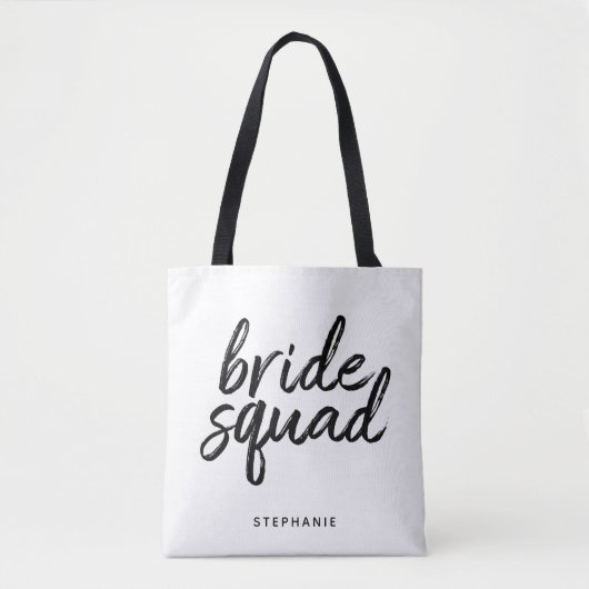Persoonlijke minimale bride Squad-Canvas tas (Voorkant)