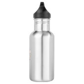 Persoonlijke Minimale Lijnkunst Waterfles (Rechts)