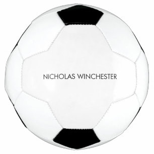 Persoonlijke minimalistisch aangepast sportteam voetbal