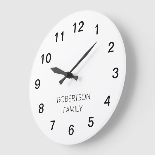 Persoonlijke minimalistische acrylwandklok grote klok (Hoek)