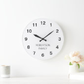 Persoonlijke minimalistische acrylwandklok grote klok (Huis)