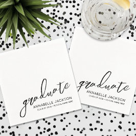 Persoonlijke Minimalistische Afstuderen Servet