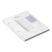 Persoonlijke Minimalistische Agenda Dagplanner Notitieblok (Schuin)