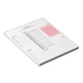 Persoonlijke Minimalistische Agenda Dagplanner Notitieblok (Schuin)