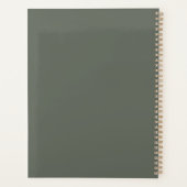 Persoonlijke Minimalistische Bloem Planner 20XX (Achterkant)
