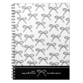 Persoonlijke Minimalistische Boognaam Notitieboek (Voorkant)