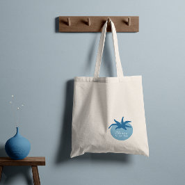 Persoonlijke Minimalistische Botanische Tomatenmar Tote Bag