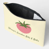 Persoonlijke Minimalistische Dieproze Tomaattuin Etui (Open)