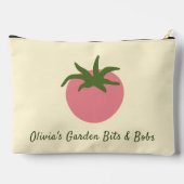 Persoonlijke Minimalistische Dieproze Tomaattuin Etui (Achterkant)