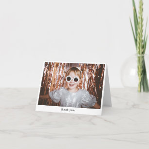 Persoonlijke Minimalistische Instant Foto Stijl Ee Bedankkaart