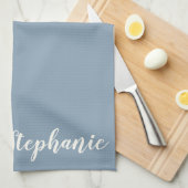 Persoonlijke minimalistische naam voor kalligrafie theedoek (Quarter Fold)