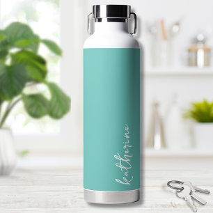 Persoonlijke Minimalistische Naam Waterfles