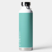 Persoonlijke Minimalistische Naam Waterfles (Links)