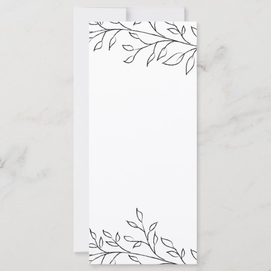 Persoonlijke Minimalistische Schetsblad Save the D (Achterkant)