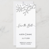 Persoonlijke Minimalistische Schetsblad Save the D (Voorkant)