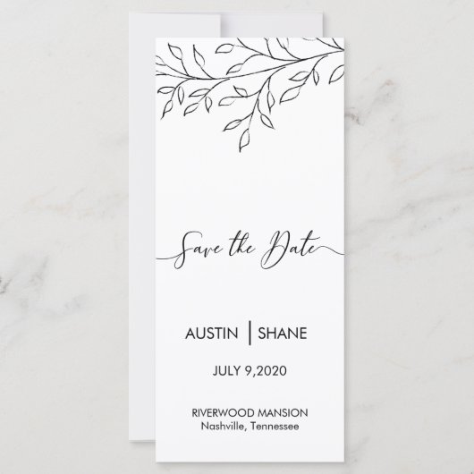 Persoonlijke Minimalistische Schetsblad Save the D (Voorkant)