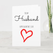 Persoonlijke minimalistische valentijnsdag van het