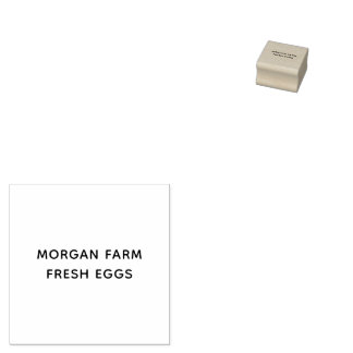 Persoonlijke Minimalistische Vintage Boerderij Ver Rubberstempel