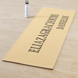 Persoonlijke Minimalistische Yogamat met Mooie Naa