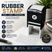 Persoonlijke Minimalistische Zelfinkende Stempel