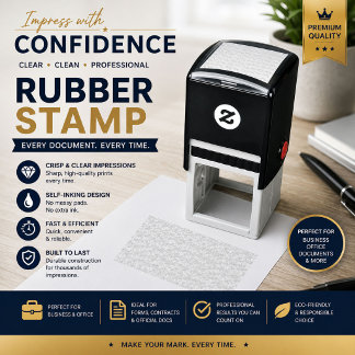 Persoonlijke Minimalistische Zelfinkende Stempel