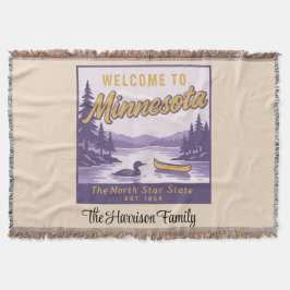 Persoonlijke Minnesota Worpdeken Deken