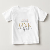 Persoonlijke Miss ONEderful Baby T-Shirt (Voorkant)