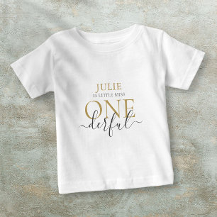 Persoonlijke Miss ONEderful Baby T-Shirt