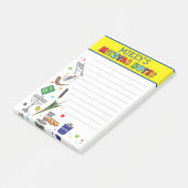 Persoonlijke Mitswa-notities - Stijl 2 Post-it® Notes (Schuin)