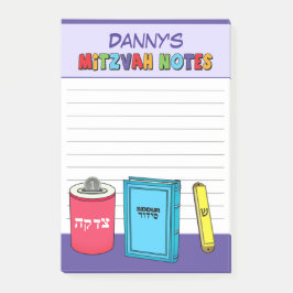 Persoonlijke Mitzvah-artikelen - Paars Post-it® Notes
