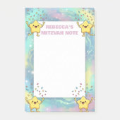Persoonlijke Mitzvah-notitie Cute Star-plaknotitie Post-it® Notes (Voorkant)