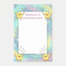 Persoonlijke Mitzvah-notitie Cute Star-plaknotitie Post-it® Notes