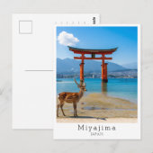 Persoonlijke Miyajima, Japan Briefkaart (Voorkant / Achterkant)