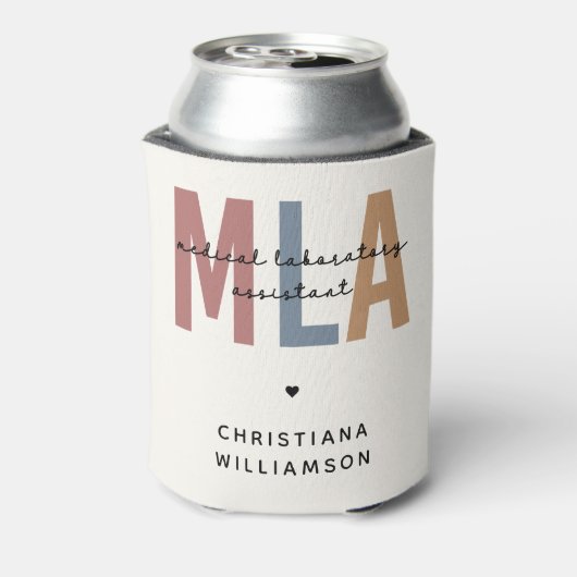 Persoonlijke MLA-assistent voor medische laborator Blikjeskoeler (Blikje Achterkant)