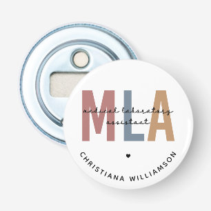 Persoonlijke MLA-assistent voor medische laborator Button Flesopener