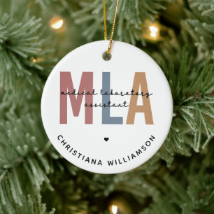 Persoonlijke MLA-assistent voor medische laborator Keramisch Ornament