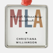 Persoonlijke MLA-assistent voor medische laborator Metalen Ornament (Voorkant)