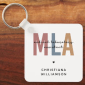 Persoonlijke MLA-assistent voor medische laborator Sleutelhanger (Voorkant)