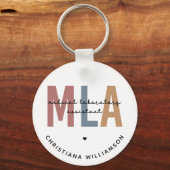 Persoonlijke MLA-assistent voor medische laborator Sleutelhanger (Voorkant)