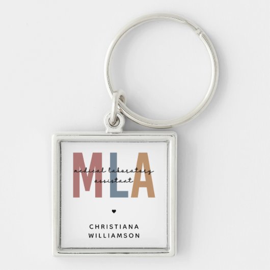 Persoonlijke MLA-assistent voor medische laborator Sleutelhanger (Voorkant)