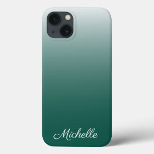 Persoonlijke mobiele gradiënt groene Hoesje-Mate i Case-Mate iPhone Case