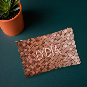 Persoonlijke Mocha Mousse Accessoires Zak Etui