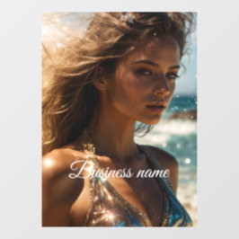 Persoonlijke mode raamfolie raamsticker