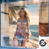 Persoonlijke mode raamfolie raamsticker (Cafe Raam)