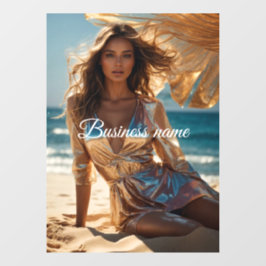 Persoonlijke mode raamfolie raamsticker