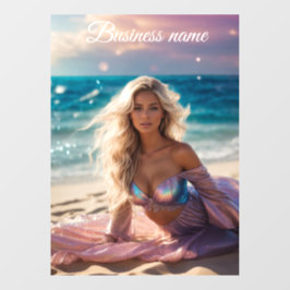 Persoonlijke mode raamfolie raamsticker