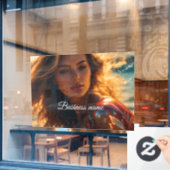 Persoonlijke mode raamfolie raamsticker (Cafe Raam)