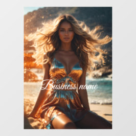 Persoonlijke mode raamfolie raamsticker